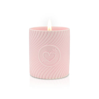HighOnLove Pink Massage Candle Strawberries & Champagne - Horny Stoner