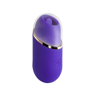 Honey Play Box Abby Mini Clit Tongue Licking Vibrator Purple - Horny Stoner