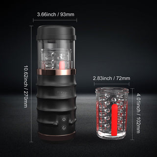 Honey Play Box Warrior Auto Thrusting Masturbator Black - Horny Stoner