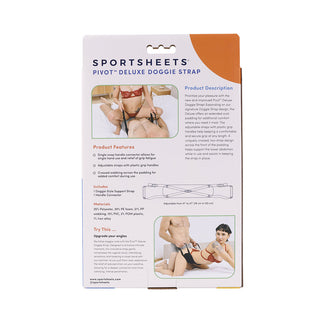 Sportsheets Pivot Deluxe Doggie Strap - Horny Stoner