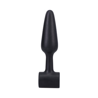 In A Bag Vibrating Butt Plug 4 in. Black - Horny Stoner