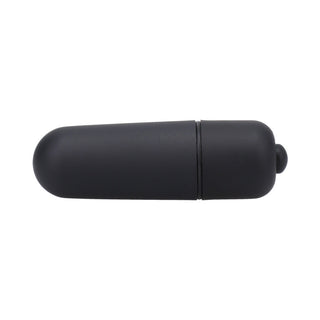 In A Bag Vibrating Butt Plug 4 in. Black - Horny Stoner