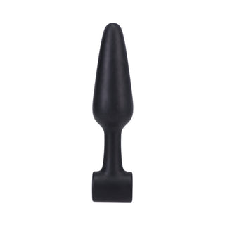In A Bag Vibrating Butt Plug 5 in. Black - Horny Stoner