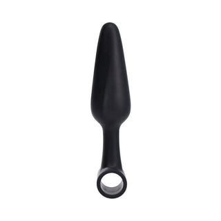 In A Bag Vibrating Butt Plug 5 in. Black - Horny Stoner