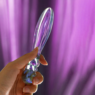 Biird Cecii Beaded Glass Dildo - Horny Stoner