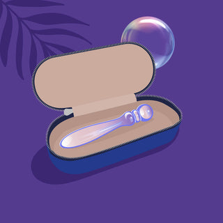 Biird Cecii Beaded Glass Dildo - Horny Stoner