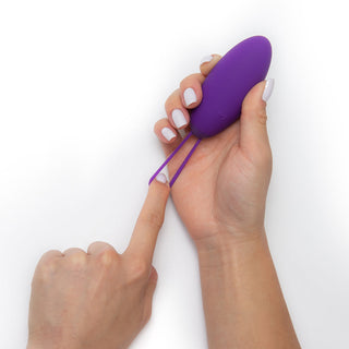 Wellness Imara Vibrating Egg with Remote Purple - Horny Stoner