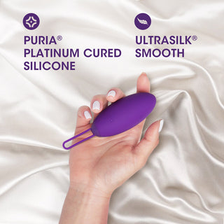 Wellness Imara Vibrating Egg with Remote Purple - Horny Stoner