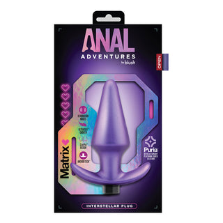 Anal Adventures Matrix Interstellar Plug Astro Violet - Horny Stoner