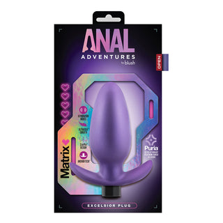 Anal Adventures Matrix Excelsior Plug Astro Violet - Horny Stoner