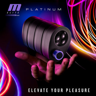 M Elite Platinum Strok Black - Horny Stoner