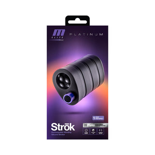 M Elite Platinum Strok Black - Horny Stoner