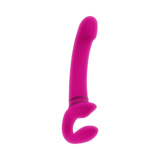 Gender X Sharing Is Caring Rechargeable Silicone Dual-Ended Vibrator Pink - Horny Stoner