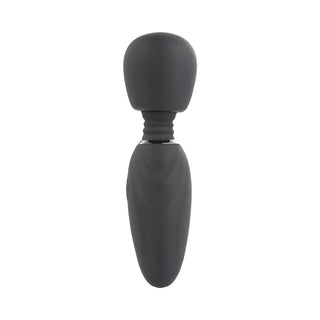 Selopa Buzz One Out Rechargeable Silicone Mini Wand Vibrator Black - Horny Stoner