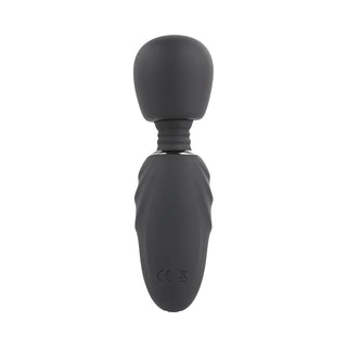 Selopa Buzz One Out Rechargeable Silicone Mini Wand Vibrator Black - Horny Stoner