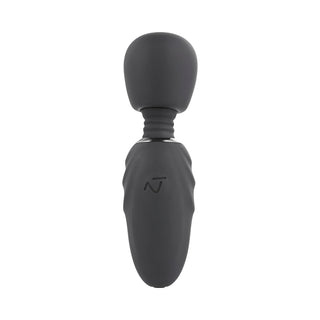 Selopa Buzz One Out Rechargeable Silicone Mini Wand Vibrator Black - Horny Stoner