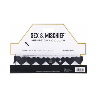 Sportsheets Sex & Mischief Heart Day Collar - Horny Stoner