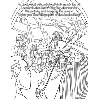 The Lord of the Smoke Rings Coloring Book - Horny Stoner