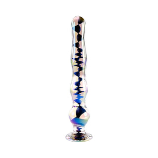 Playboy Jewels Wand Borosilicate Glass Iridescent - Horny Stoner