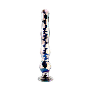 Playboy Jewels Wand Borosilicate Glass Iridescent - Horny Stoner