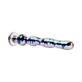 Playboy Jewels Wand Borosilicate Glass Iridescent - Horny Stoner