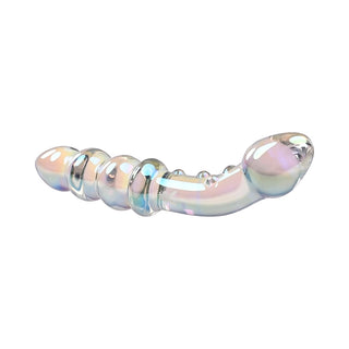 Playboy Jewels Double Glass Dildo - Horny Stoner