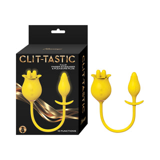 Clit-Tastic Tulip Finger Massger & Butt Plug