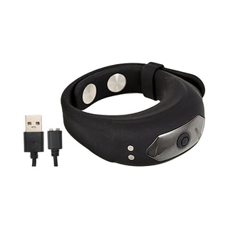 Cockpower Adjustable Belt Ring Black - Horny Stoner