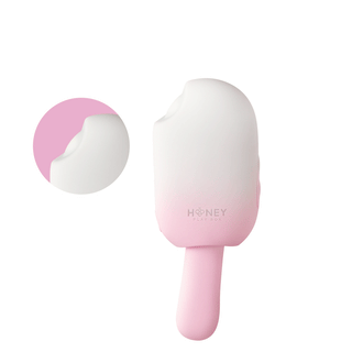 Honey Play Box Bite Me Sucking Tapping & Vibrating Cream Pop Stimulator - Horny Stoner