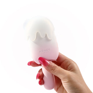 Honey Play Box Bite Me Sucking Tapping & Vibrating Cream Pop Stimulator - Horny Stoner