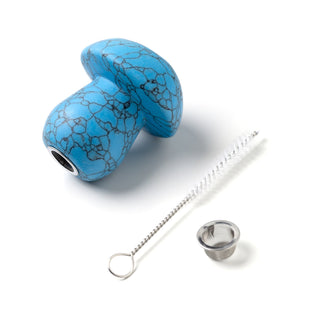 Astral Project Gemstone Shroom Pipe