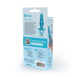 b-Vibe Butties Bounce Beaded Silicone Plug - Horny Stoner