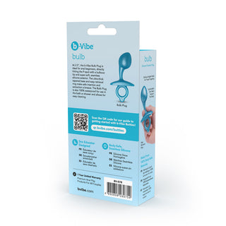 b-Vibe Butties Bulb Silicone Prostate Plug - Horny Stoner