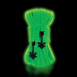 Stoner Vibes Chronic Collection Glow in the Dark Rope 32 ' - Horny Stoner