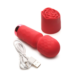 Bloomgasm Pleasure Rose-Petite Mini Silicone Rose Wand - Horny Stoner