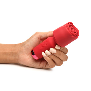 Bloomgasm Pleasure Rose-Petite Mini Silicone Rose Wand - Horny Stoner