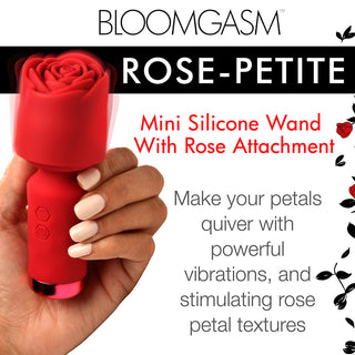 Bloomgasm Pleasure Rose-Petite Mini Silicone Rose Wand - Horny Stoner