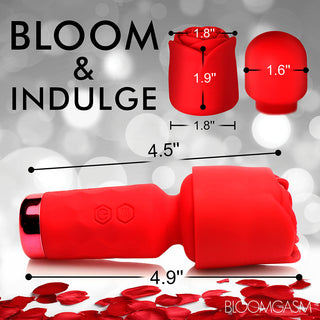 Bloomgasm Pleasure Rose-Petite Mini Silicone Rose Wand - Horny Stoner