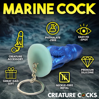 Creature Cocks Cocktopus Silicone Keychain - Horny Stoner