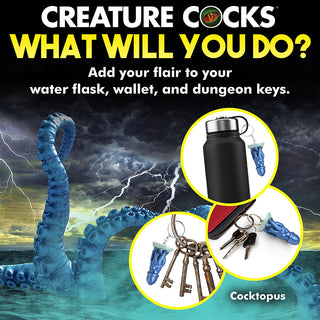 Creature Cocks Cocktopus Silicone Keychain - Horny Stoner