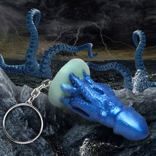 Creature Cocks Cocktopus Silicone Keychain - Horny Stoner