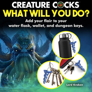 Creature Cocks Lord Kraken Silicone Keychain - Horny Stoner