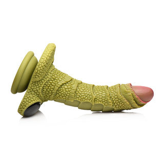 Creature Cocks Swamp Monster Green Scaly Silicone Dildo - Horny Stoner