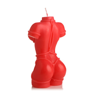 Master Series Bound Goddess Drip Candle Red - Horny Stoner