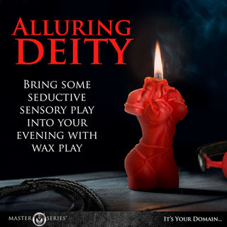 Master Series Bound Goddess Drip Candle Red - Horny Stoner