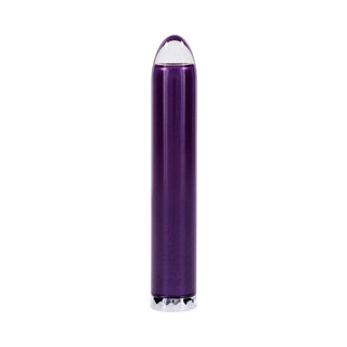 Playboy Amethyst Rechargeble Vibrating Glass Vibe Purple - Horny Stoner