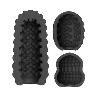 Delite Pocket Masturbator Kit Black - Horny Stoner