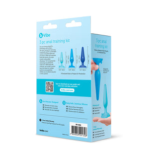 b-Vibe 3-Piece Anal Plug Training Kit - Horny Stoner