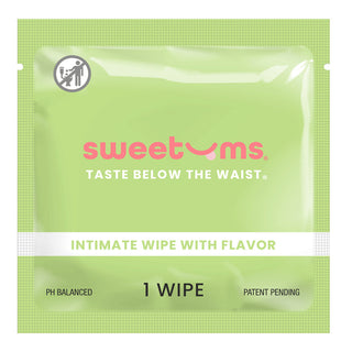 Sweetums Intimate Wipes Watermelon Flavor 10-Pack - Horny Stoner