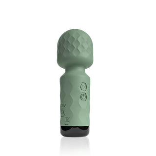 Screaming O Cuties Winny Vibrating Mini Wand Sage Green - Horny Stoner